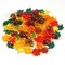84 Pieces Acrylic Leaves Mini Acrylic Pumpkin Maple Leaves Acorns Crystals Gems for Thanksgiving Home Table Scatters Decoration Autumn Table Scatters Favor Vase Filler(5 Colors)